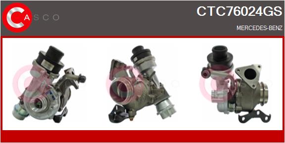Turbocompresseur, suralimentation CASCO CTC76024GS