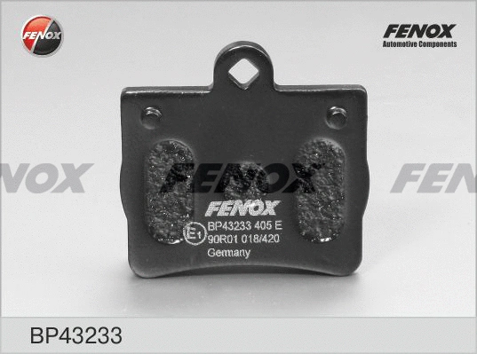 Kit de plaquettes de frein, frein à disque FENOX BP43233