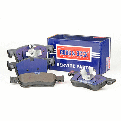 Kit de plaquettes de frein, frein à disque BORG & BECK BBP2463