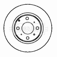 Disque de frein BORG & BECK BBD5868S