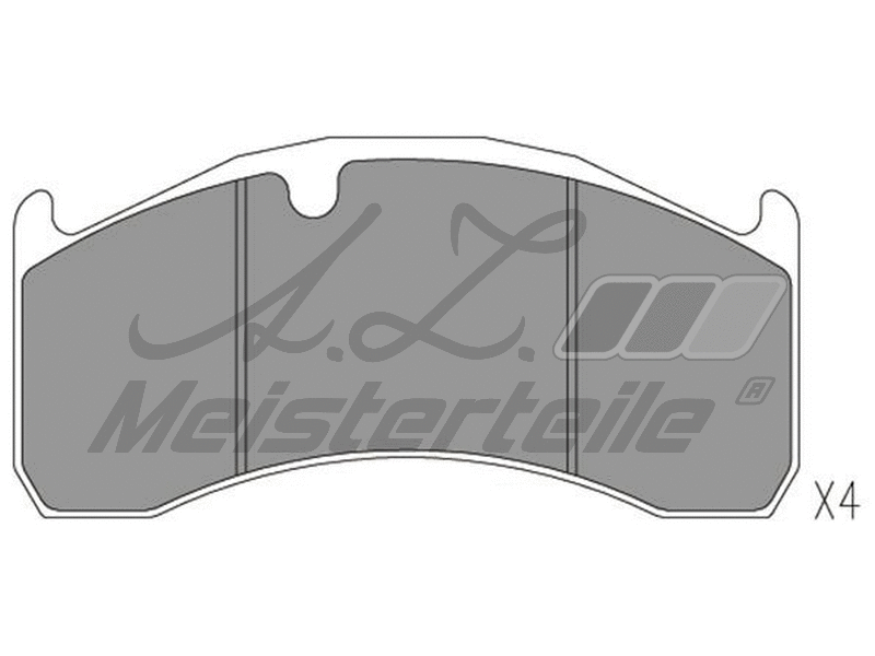 Kit de plaquettes de frein, frein à disque A.Z. Meisterteile AZMT-44-022-2362