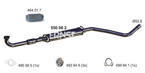 Silencieux central ERNST 550062