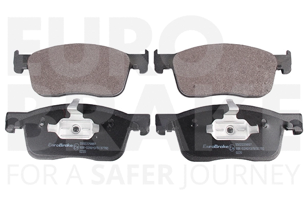 Kit de plaquettes de frein, frein à disque EUROBRAKE 5502229997
