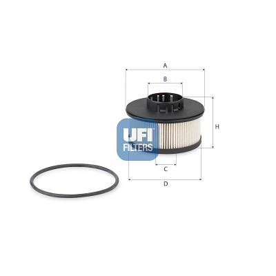 Filtre à carburant UFI 26.201.00