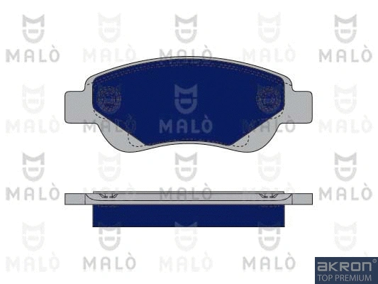 Kit de plaquettes de frein, frein à disque AKRON-MALÒ 1050207