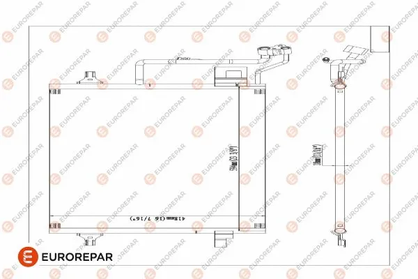 Condenseur, climatisation EUROREPAR 1609635580