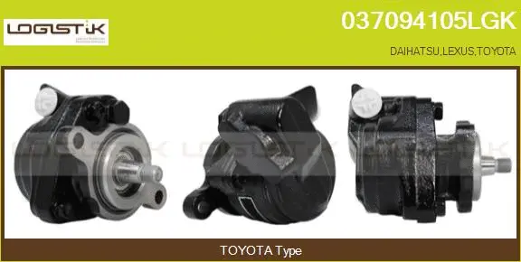 Pompe hydraulique, direction LGK 037094105LGK
