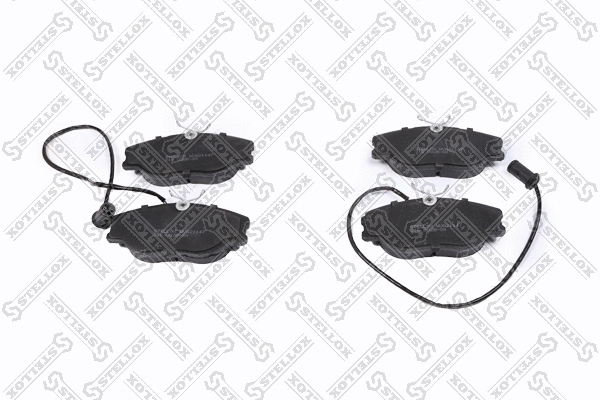 Kit de plaquettes de frein, frein à disque STELLOX 316 002B-SX