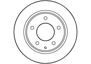 Disque de frein ABTEX BD453S