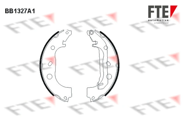 Jeu de mâchoires de frein FTE 9100084