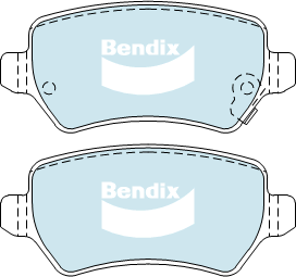 Kit de plaquettes de frein, frein à disque BENDIX-SEA DB1511 GCT