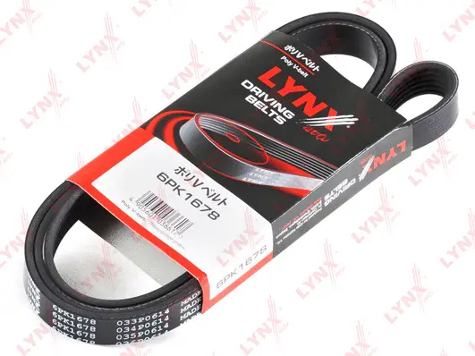 Courroie trapézoïdale à nervures LYNXAUTO 6PK1678