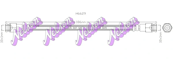 Flexible de frein KAWE H6629
