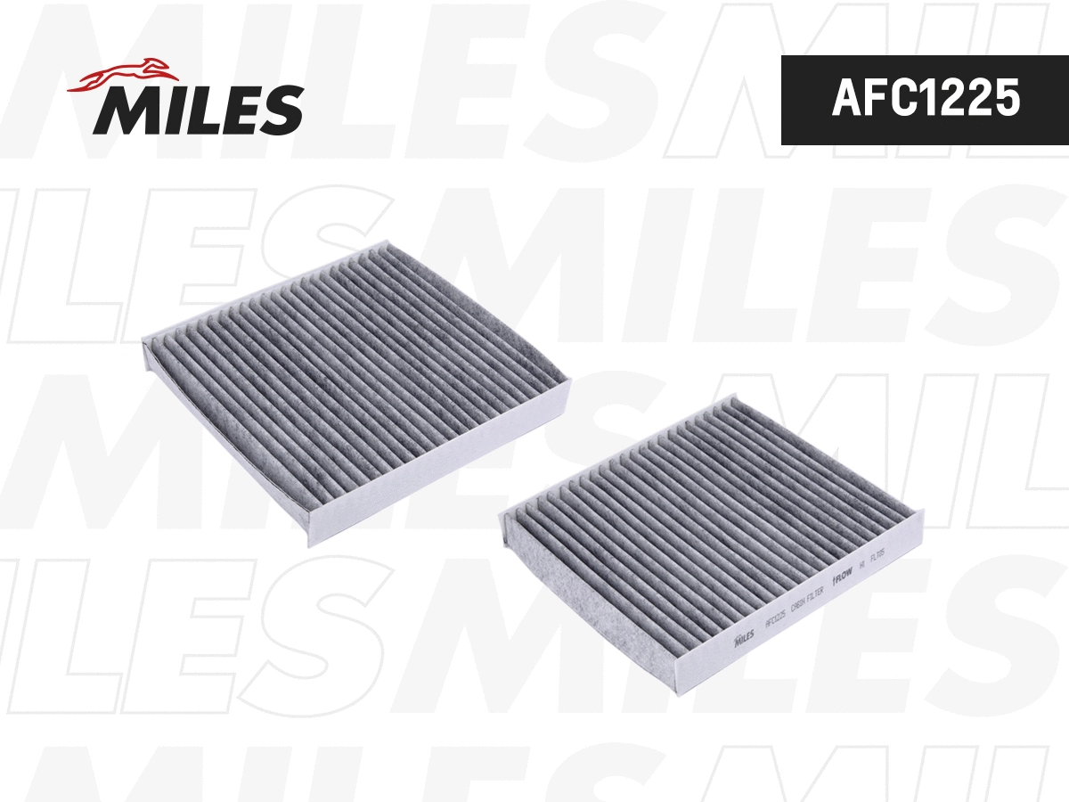 Filtre, air de l'habitacle MILES AFC1225