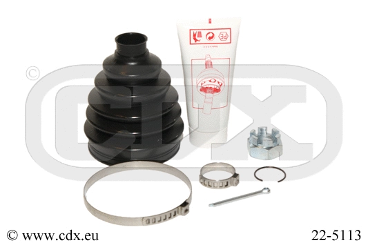 Jeu de joints-soufflets, arbre de commande CDX 22-5113