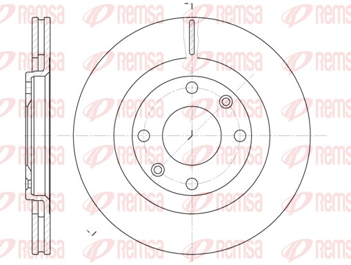 Disque de frein REMSA 6240.10
