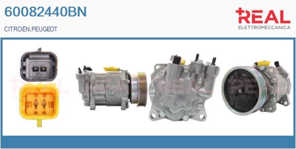 Compresseur, climatisation REAL 60082440BN