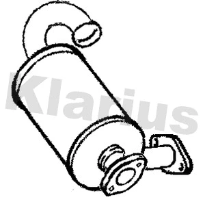 Filtre à particules / à suie, échappement KLARIUS 390591