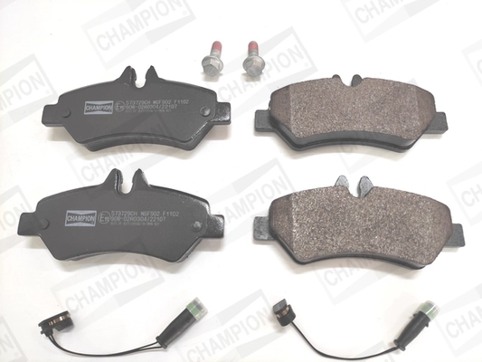 Kit de plaquettes de frein, frein à disque CHAMPION 573729CH