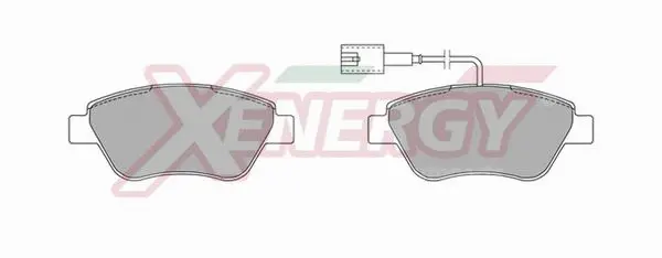 Kit de plaquettes de frein, frein à disque AP XENERGY X41084