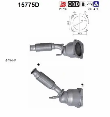 Catalyseur AS 15775D