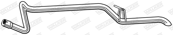 Tuyau d'échappement WALKER 03148