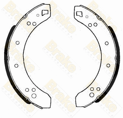 Jeu de mâchoires de frein Brake ENGINEERING SH2070