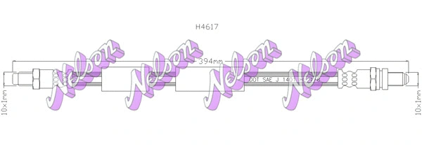 Flexible de frein KAWE H4617