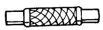 Tuyau flexible, échappement SIGAM 12802