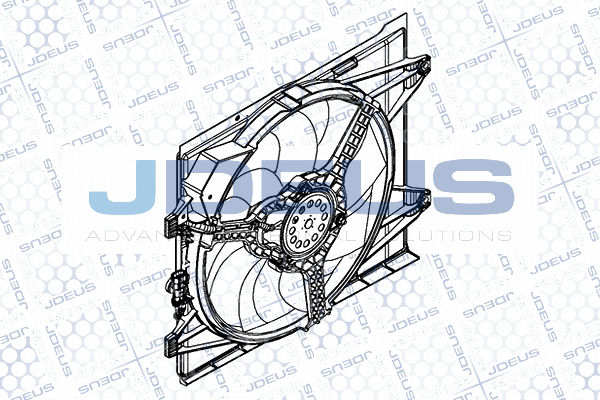 Ventilateur, refroidissement du moteur JDEUS EV879410