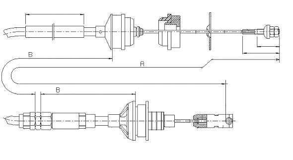 Tirette à câble, commande d'embrayage SONOVA CF01820