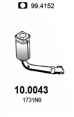Catalyseur ASSO 10.0043