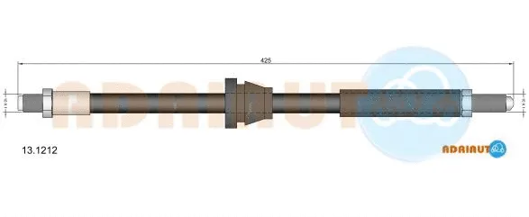 Flexible de frein ADRIAUTO 13.1212