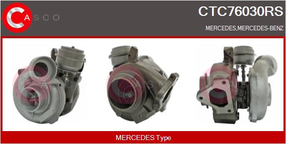 Turbocompresseur, suralimentation CASCO CTC76030RS