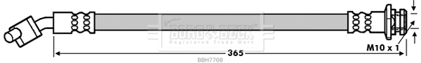 Flexible de frein BORG & BECK BBH7708