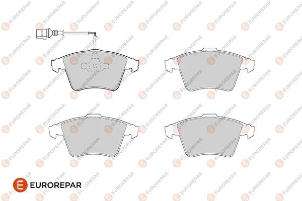 Kit de plaquettes de frein, frein à disque EUROREPAR 1686279380