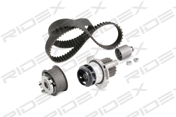 Pompe à eau + kit de courroie crantée RIDEX 3096W0002