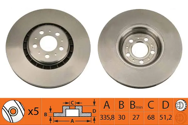Disque de frein SB BR45109T