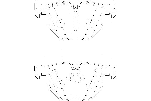Kit de plaquettes de frein, frein à disque Omnicraft 2135681