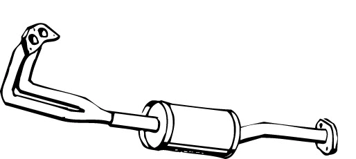 Silencieux avant VEGAZ GmbH MZR-44