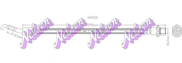 Flexible de frein KAWE H5935