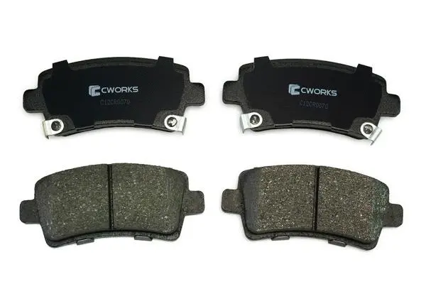 Kit de plaquettes de frein, frein à disque CWORKS C12CR0070