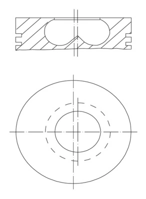 Piston MAHLE 009 50 00