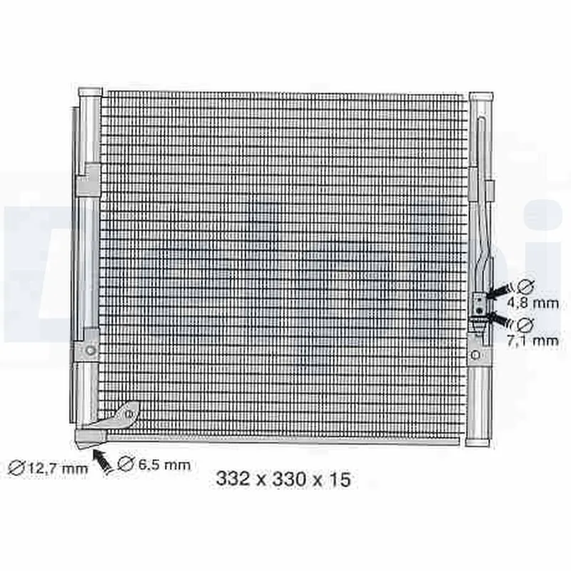 Condenseur, climatisation DELPHI TSP0225366