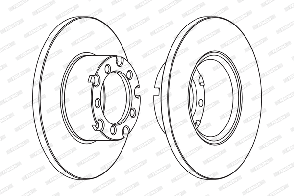 Disque de frein FERODO FCR116A