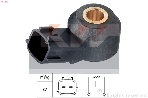 Capteur de cognement KW 457 109