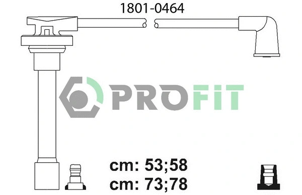 Kit de câbles d'allumage PROFIT 1801-0464
