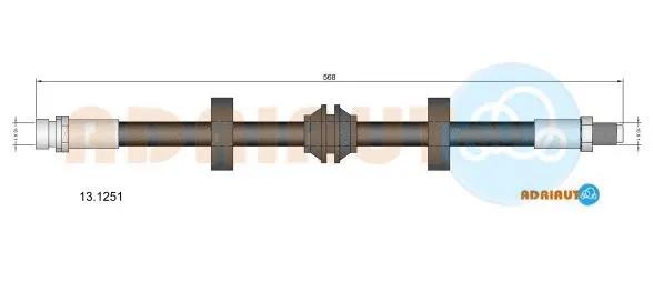 Flexible de frein ADRIAUTO 13.1251
