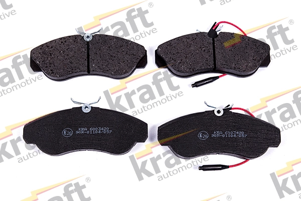 Kit de plaquettes de frein, frein à disque KRAFT AUTOMOTIVE 6003420