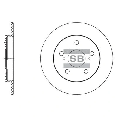 Disque de frein Hi-Q SD4616